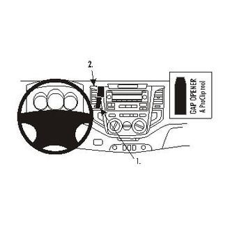 Brodit ProClip montážní konzole pro Toyota HiLux 06-09, na střed vlevo