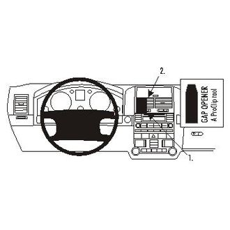 Brodit Монтажна скоба ProClip за Volkswagen Touareg 03-09, за център
