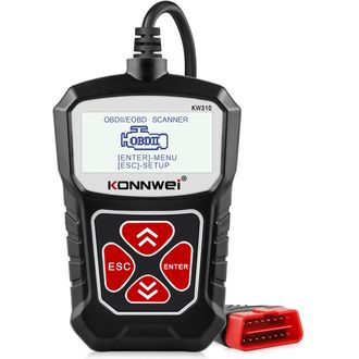 Konnwei KW310 OBDII диагностика на двигателя, черен
