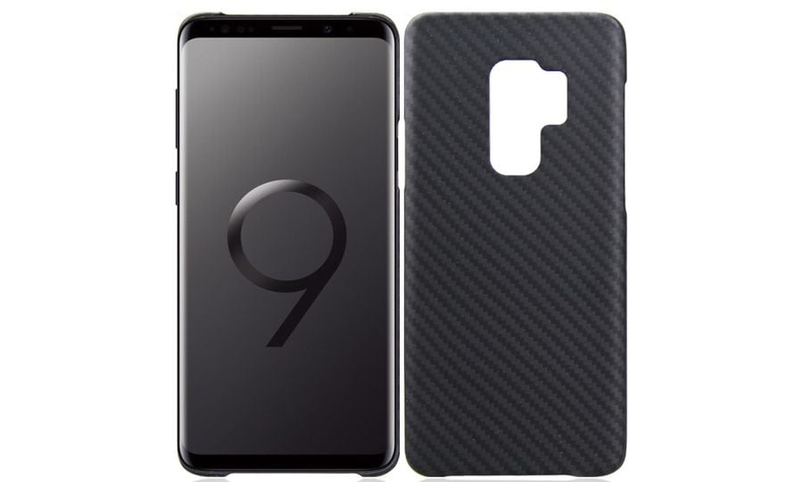 RealCarbon karbonový kryt pro Samsung Galaxy S9 šedý matný (100% karbon)