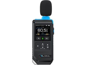 FNIRSI FDM-02 Geräuschmessgerät mit digitalem Farbdisplay, 20 kHz