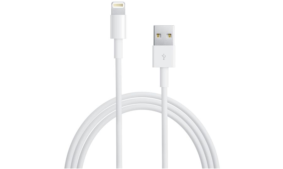 USB -kábel a Apple -hoz, 1 m -es Lightning csatlakozóval, MFi MD818, ökopack