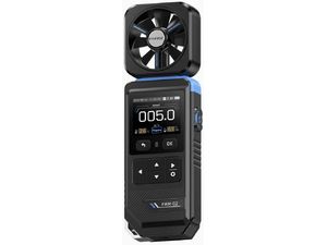 Anemometru FNIRSI FAM-02 cu afișaj digital color 3in1