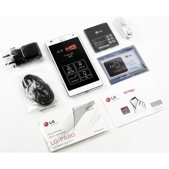 LG P880 Optimus 4xHD, бял