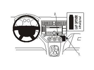 Brodit Монтажна скоба ProClip за Ford C-Max 04-10/Kuga 08-12, по средата