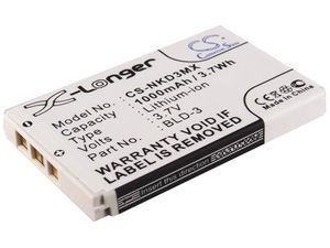 Baterie pentru Nokia 7250i, 6610, 6585, 6560, 6200, 6220, (eq. BLD-3) Li-Ion 1000mAh