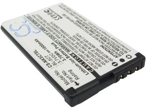 Akkumulátor (ekv. BL-5CT)  Nokia C6, C5, C3, 6700, 6303i, 5630, Li-ion 3,7V 1000mAh