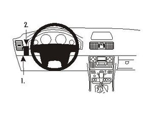 Brodit ProClip montážní konzole pro Volvo XC90 02-14, vlevo