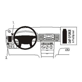 Brodit ProClip montážní konzole pro Toyota Corolla 02-07, vlevo