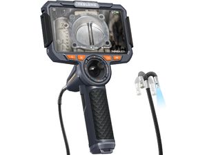 Endoscop Teslong TF600 cu ecran IPS de 6", sondă dublă de 6,5 mm, cablu de 1,55 m, joystick