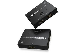 Comutator bidirecțional Xput HDMI 2.1 (2x1/1x2), 8K/60Hz, 4K/120Hz, 1080p/240Hz