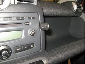 Brodit ProClip montážní konzole pro Smart ForTwo 08-10, NE pro modely s přihrádkou, na střed