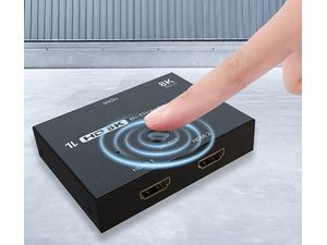 Comutator bidirecțional Xput HDMI 2.1 (2x1/1x2), 8K/60Hz, 4K/120Hz, 1080p/240Hz