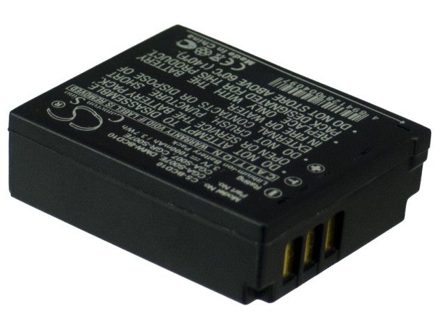 Inhalt des Pakets Baterie (ekv. CGA-S007E) pro Panasonic DMC TZ1, TZ2, TZ3, TZ4, TZ5, Li-ion 3,7V 1000mAh + univerzální nabíječka baterií