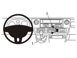Brodit ProClip rögzítőkonzol Nissan Interstar 04-11
