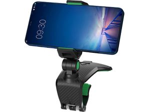 Suport pentru telefonul mobil pe tabloul de bord, în spatele volanului