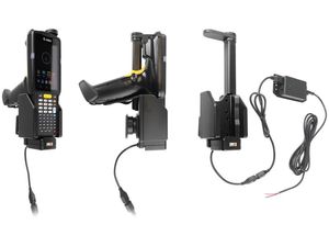 Brodit държач за Zebra MC3300 без калъф, с щит, със скрито зареждане
