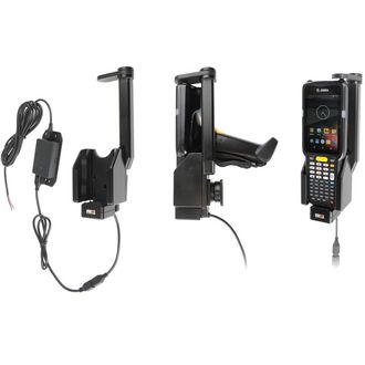 Brodit държач за кола за Zebra MC3300 без калъф, със скрито зареждане
