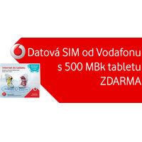 Datová SIM od Vodafonu k tabletům a Dual SIM telefonům ZDARMA