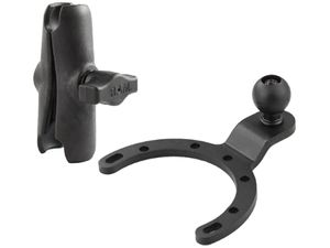 RAM Mounts сглобка за държач на капачката на резервоара на мотоциклет BMW и Kawasaki с 1" щифт, високоякостна пластмаса, RAP-B-411-XU