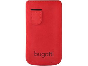 Bugatti Perfect Velvety leather case pro iPhone 4/4S - červené