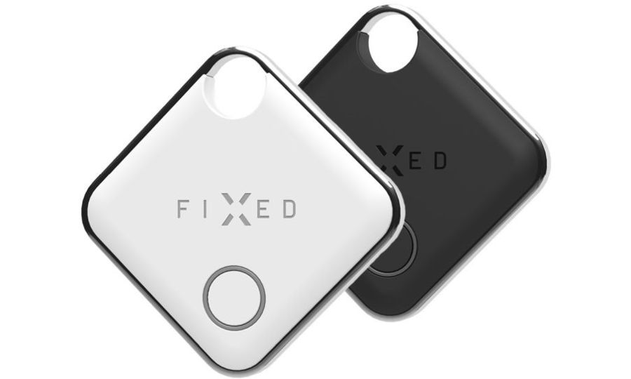 FIXED Intelligens nyomkövető címke Find My támogatással, 2 db, fekete + fehér