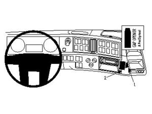 Brodit Монтажна скоба ProClip за Volvo FM/NH 08-12/FH 08-13, централна дясна