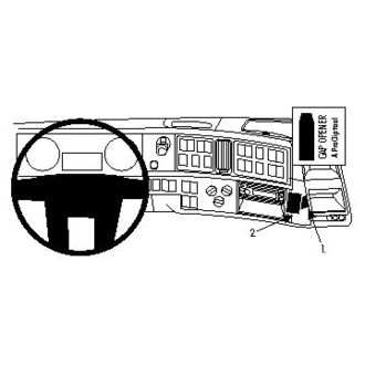 Brodit ProClip montážní konzole pro Volvo FM/NH 08-12/FH 08-13, na střed vpravo