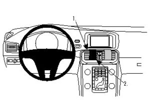 Brodit Монтажна скоба ProClip за Volvo V40 13-20, по средата