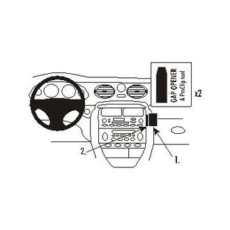 Brodit ProClip montážní konzole pro Rover 75 99-05, MG ZT 01-05, na střed