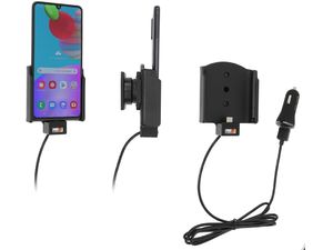 Brodit držák do auta na Samsung Galaxy A41, bez pouzdra, s nabíjením z cig. zapalovače