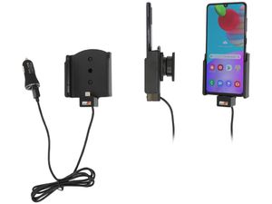Brodit držák do auta na Samsung Galaxy A41, bez pouzdra, s nabíjením z cig. zapalovače