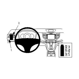 Brodit ProClip montážní konzole pro Honda CR-V 12-16, vlevo na mřížku ventilace