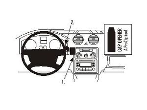 Brodit Монтажна скоба ProClip за Volkswagen Caddy 04-15, централна лява