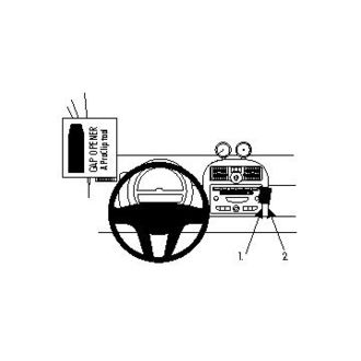 Brodit ProClip montážní konzole pro Smart ForTwo 08-10, na střed