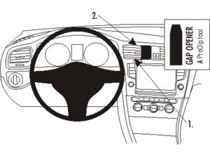 Brodit ProClip за Volkswagen Golf VII/Variant/Sportscombi 13-20/Alltrack 17-20, център ляво