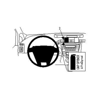 Brodit ProClip montážní konzole pro Toyota Prius 10-16, na střed