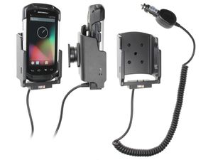 Brodit стойка за кола за Motorola (Symbol) TC70 без калъф, със зареждане от запалката за пури