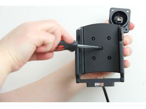 Brodit стойка за кола за Motorola (Symbol) TC70 без калъф, със зареждане от запалката за пури
