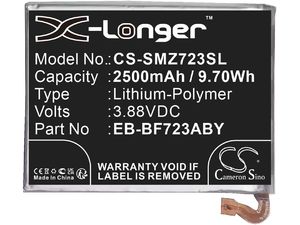 Baterie pro Samsung Galaxy Z Flip 4, Galaxy Z Flip 4 5G, 2500 mAh, Li-Pol