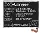 Baterie pro Samsung Galaxy Z Flip 4, Galaxy Z Flip 4 5G, 2500 mAh, Li-Pol