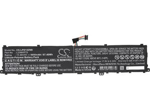 Baterie pentru Lenovo ThinkPad P1 Gen 4, P1 Gen 5, X1 Extreme Gen 4 și altele, 5650 mAh, Li-Pol