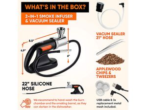 Yumyth 2v1 kouřová/udící a vaukovací pistole