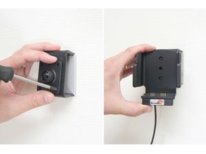 Brodit държач за кола за Pidion BIP-5000 с USB OTG кабел, със зареждане в запалката