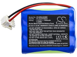 Akkumulátor a Braun Casmed 3/N600AAK készülékhez, 1500 mAh, Ni-Mh