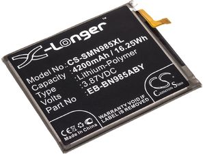 Baterie pro Samsung Galaxy Note 20 Ultra, Note 20 Ultra 5G a další, 4200 mAh, Li-Pol
