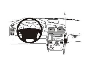 Brodit ProClip Volvo S60 05-10/V70 N 05-08/XC70 05-07 (не дървесен декор), дясно, централно