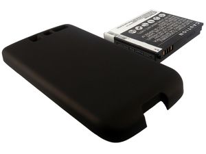 Baterie (ekv. BA-S410) pro HTC Desire, rozšířená včetně krytu, Li-Ion 3,7V 2400mAh