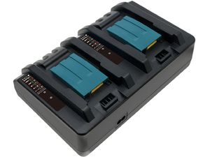 Încărcător pentru 2 acumulatori Makita 18V, ec. DC18RD, DC18SH