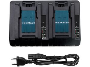 Încărcător pentru 2 acumulatori Makita 18V, ec. DC18RD, DC18SH